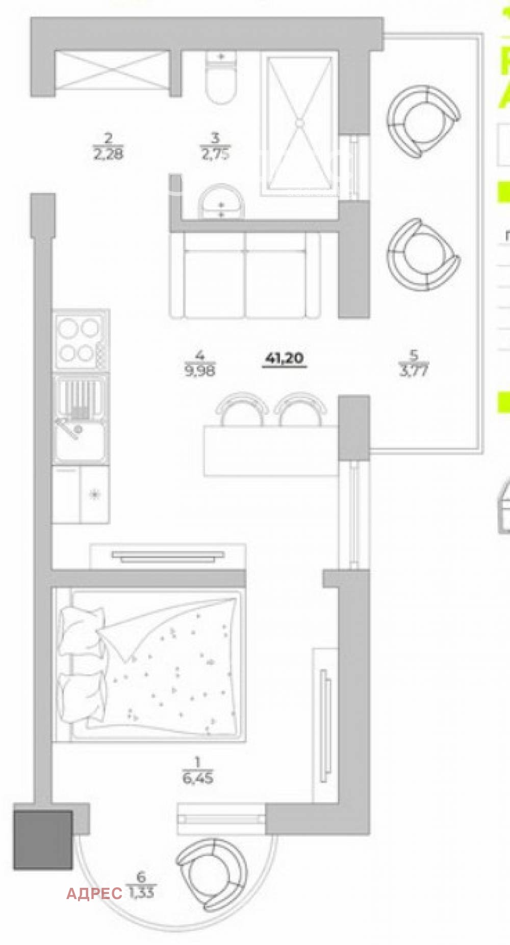 Продава 1-СТАЕН, гр. Варна, к.к. Чайка, снимка 7 - Апартаменти - 49822820