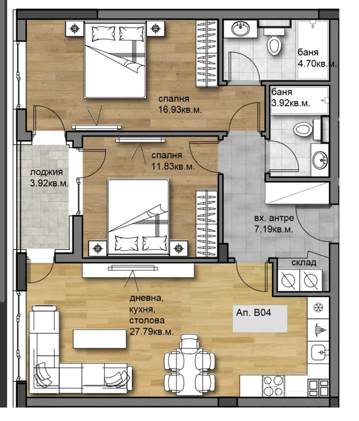 Продава 3-СТАЕН, гр. Пловдив, Христо Смирненски, снимка 2 - Апартаменти - 53466257