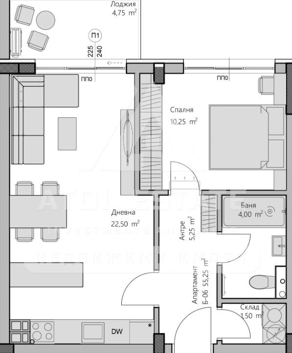 Продава 2-СТАЕН, гр. Пловдив, Христо Смирненски, снимка 2 - Апартаменти - 54147747