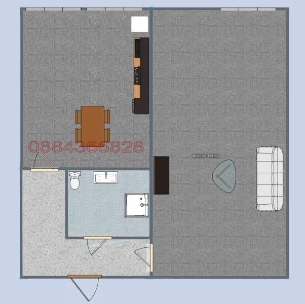 Продава 1-СТАЕН, гр. Враца, Дъбника, снимка 8 - Апартаменти - 55731918