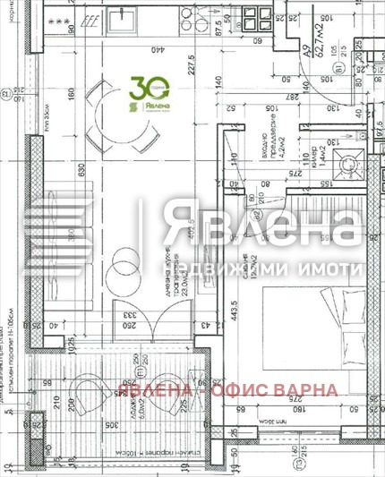 Продава 2-СТАЕН, гр. Варна, к.к. Св.Св. Константин и Елена, снимка 4 - Апартаменти - 53542102