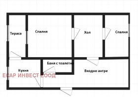 3-стаен град София, Център