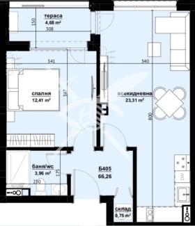 1 dormitorio Izgrev, Burgas 2