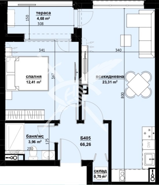 À vendre  1 chambre Bourgas , Izgrev , 66 m² | 27838915 - image [2]