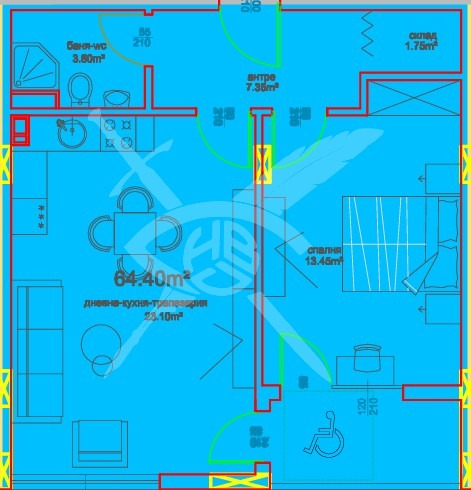 Продава 2-СТАЕН, гр. Бургас, област Бургас