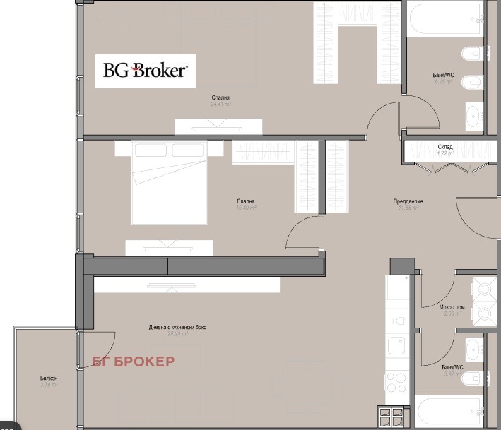 Продава 3-СТАЕН, гр. София, Оборище, снимка 10 - Апартаменти - 43074880