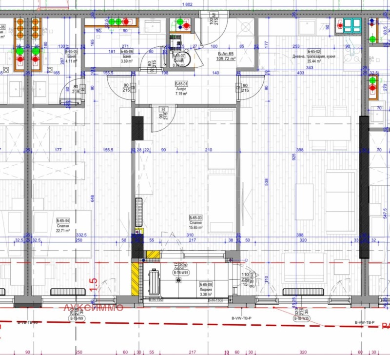 Продава 3-СТАЕН, гр. София, Кръстова вада, снимка 15 - Aпартаменти - 46662166