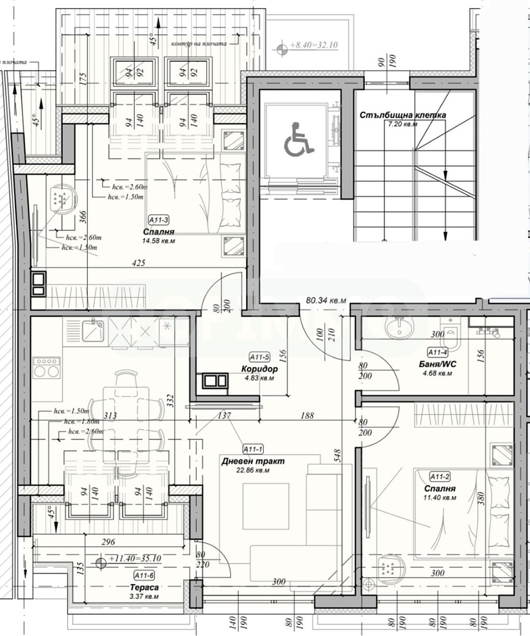 Продава 3-СТАЕН, гр. Варна, Погреби, снимка 5 - Апартаменти - 53633857