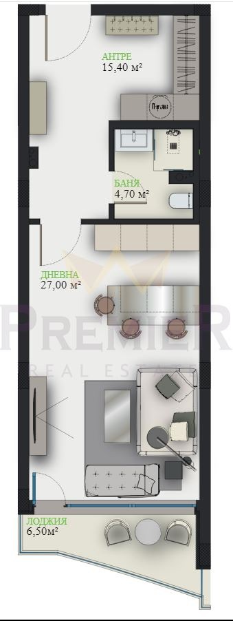En venta  Estudio Varna , m-t Alen mak , 61 metros cuadrados | 83983655 - imagen [7]