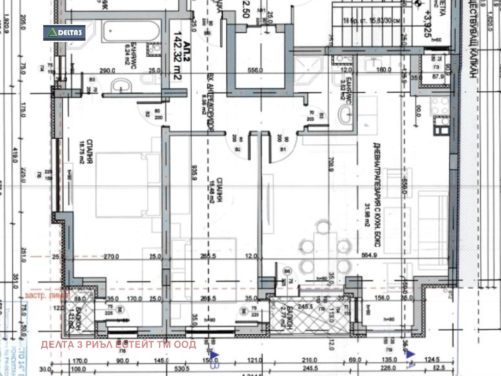 Продава 3-СТАЕН, гр. София, Толстой, снимка 4 - Апартаменти - 53967976