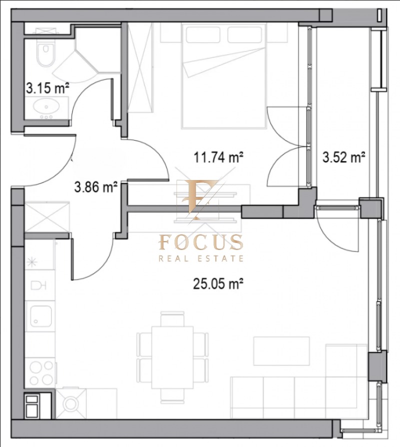 Продава  2-стаен град Пловдив , Младежки Хълм , 65 кв.м | 87224560 - изображение [4]