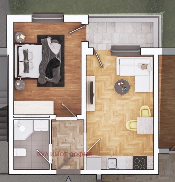 Satılık  1 yatak odası Sofia , Ovça kupel , 65 metrekare | 71338156 - görüntü [2]