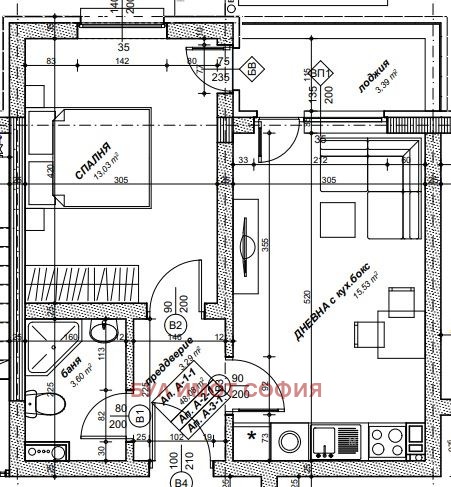 Satılık  1 yatak odası Sofia , Ovça kupel , 65 metrekare | 71338156 - görüntü [3]