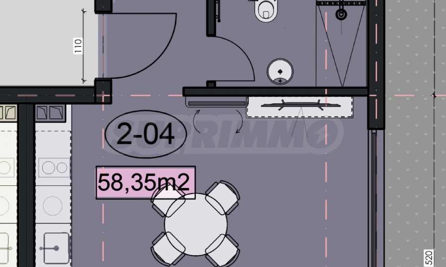 Продава 2-СТАЕН, гр. Велинград, област Пазарджик, снимка 3 - Апартаменти - 53629943