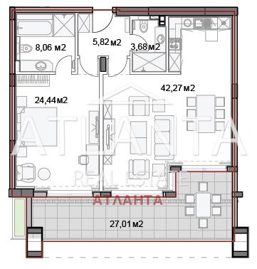 Продава 2-СТАЕН, гр. Варна, к.к. Св.Св. Константин и Елена, снимка 3 - Апартаменти - 52442529