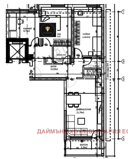 Продава  4-стаен град Пловдив , Тракия , 106 кв.м | 13536897 - изображение [2]