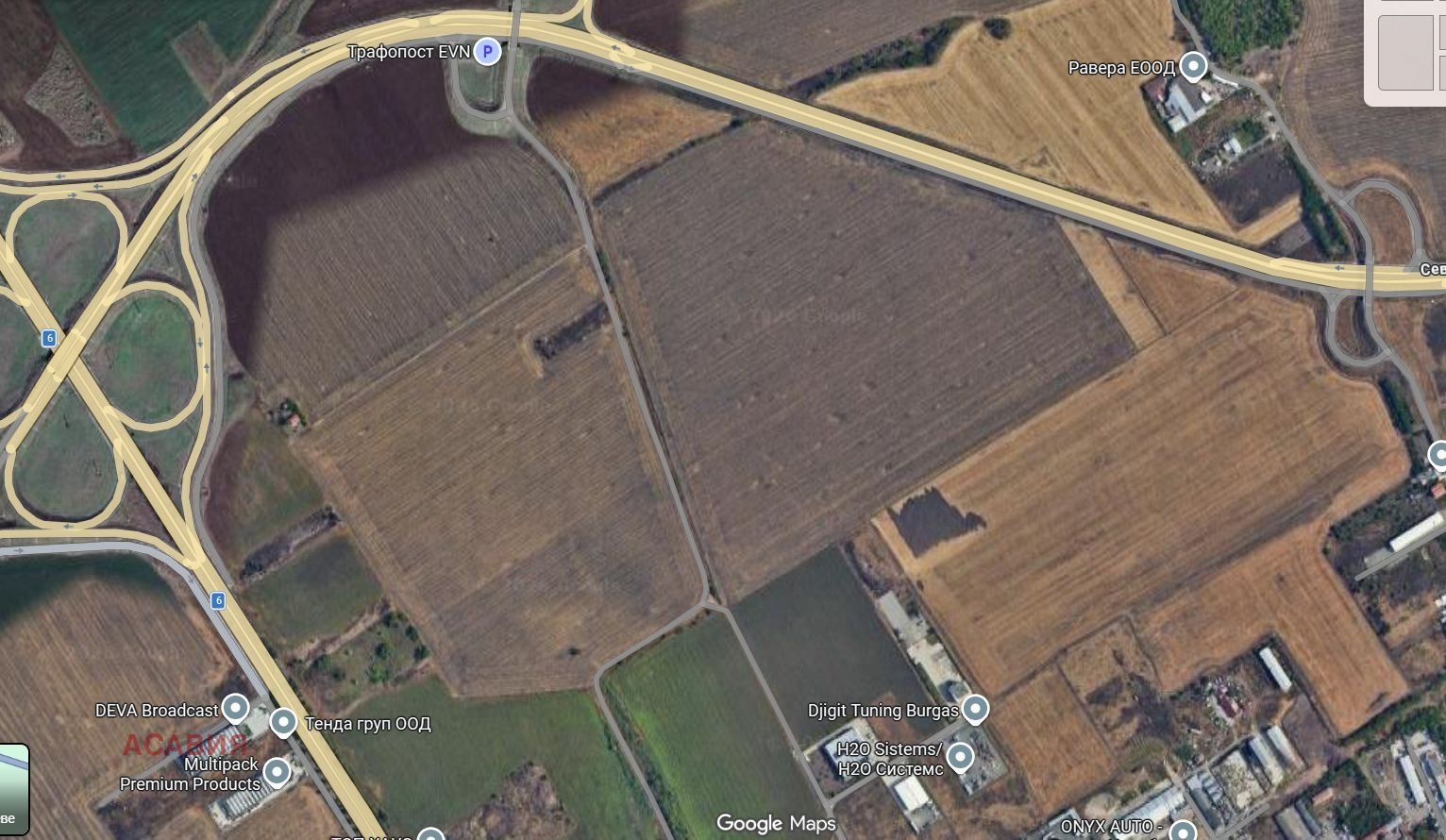 Продава ПАРЦЕЛ, гр. Бургас, Пети километър, снимка 4 - Парцели - 54280854