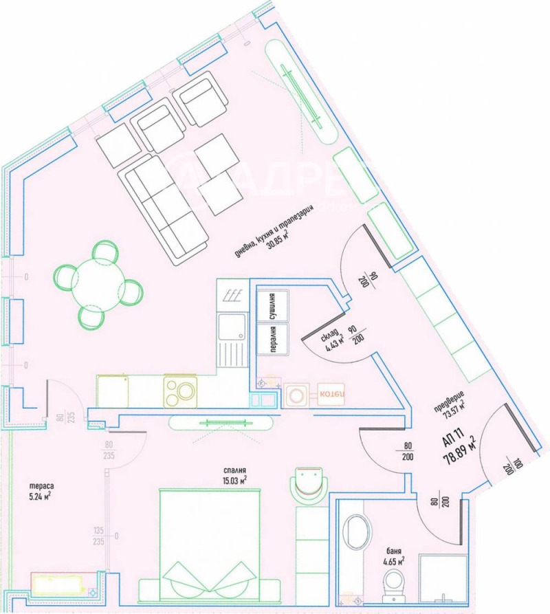 Продава 2-СТАЕН, гр. София, Малинова долина, снимка 3 - Апартаменти - 50186780