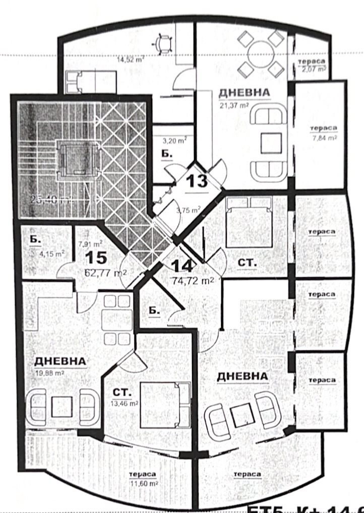 Till salu  1 sovrum Sofia , Reduta , 62 kvm | 20850799 - bild [13]