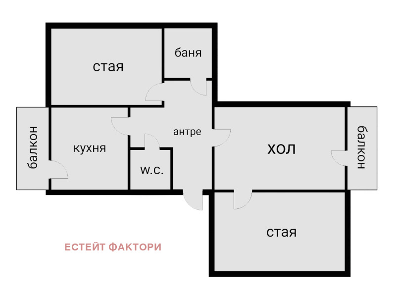 Na prodej  2 ložnice Sofia , Mladost 1 , 76 m2 | 33994088