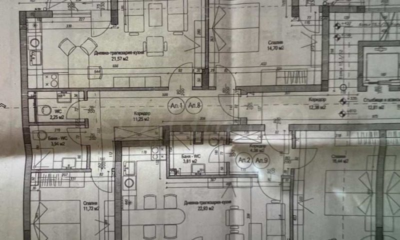 Продаја  2 спаваће собе Бургас , Изгрев , 92 м2 | 32743504 - слика [15]