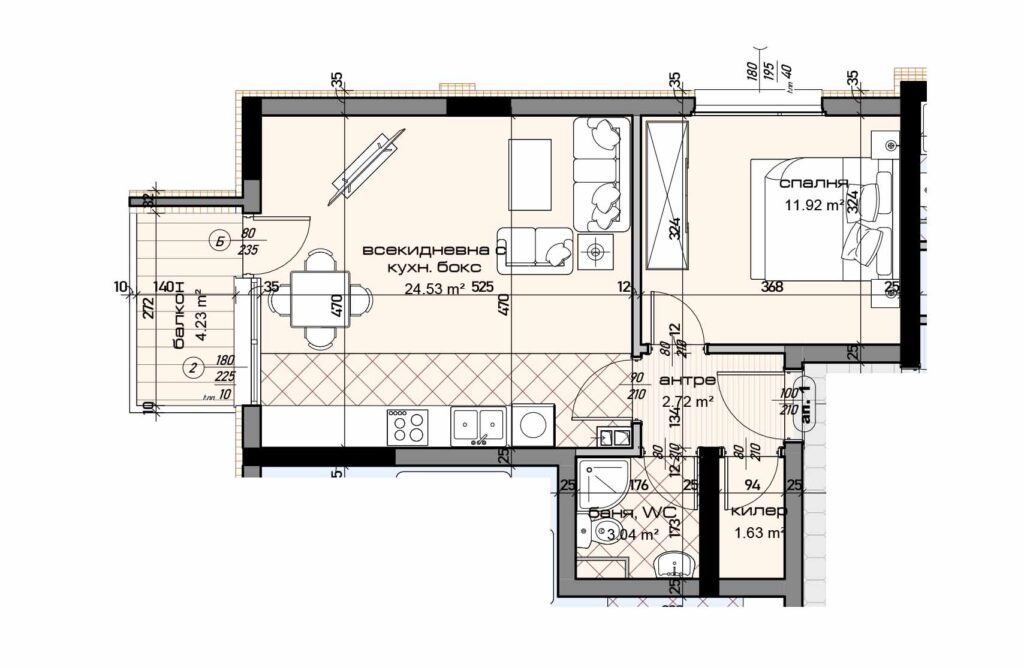 Продава 2-СТАЕН, гр. Варна, Младост 1, снимка 6 - Апартаменти - 56252468