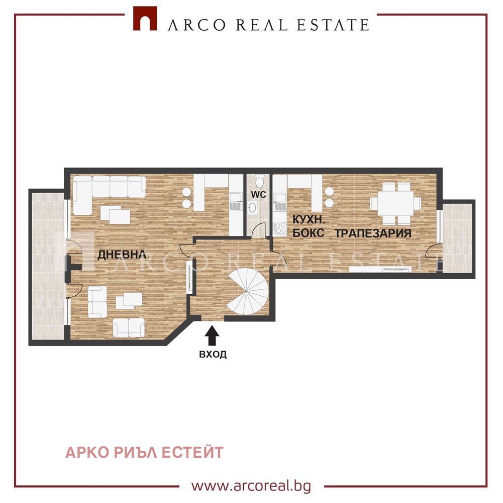 Продава МЕЗОНЕТ, гр. София, Център, снимка 4 - Апартаменти - 53827459