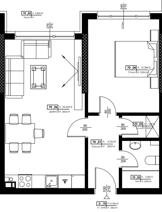 Продава  2-стаен град Пловдив , Кършияка , 71 кв.м | 34944928 - изображение [5]