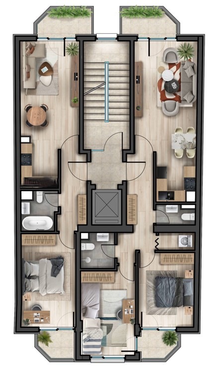 En venta  2 dormitorios Sofia , Tsentar , 121 metros cuadrados | 10733817