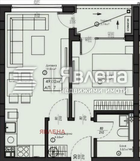 Продава 2-СТАЕН, гр. София, Малинова долина, снимка 2 - Апартаменти - 54059220