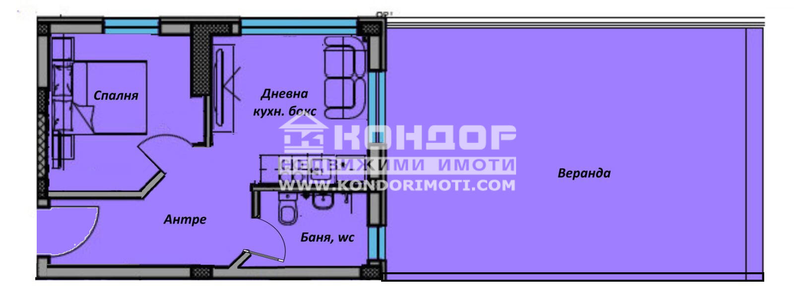 Продава 2-СТАЕН, гр. Пловдив, Отдих и култура, снимка 3 - Апартаменти - 55024910