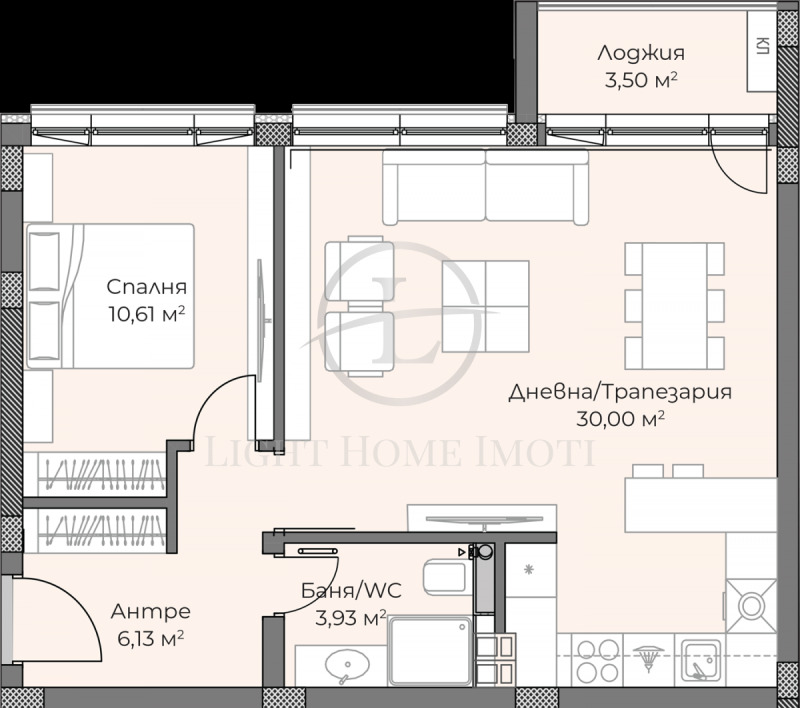 Продава 2-СТАЕН, гр. Пловдив, Христо Смирненски, снимка 4 - Aпартаменти - 47700652