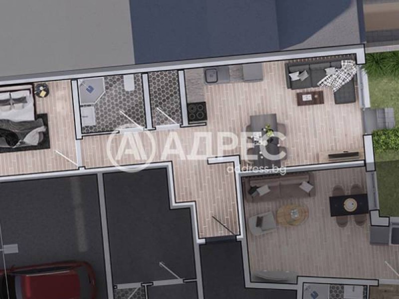 Продава  2-стаен, град София, Стрелбище •  227 000 EUR • ID 71520539 — holmes.bg - [1] 