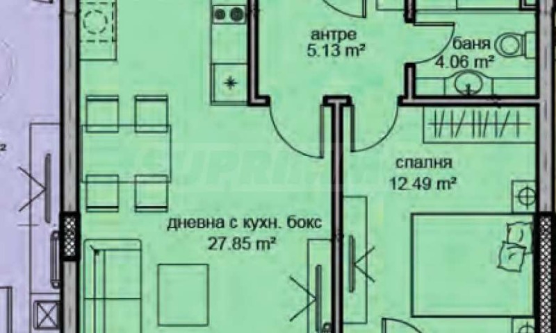 Продава 2-СТАЕН, гр. София, Кръстова вада, снимка 4 - Апартаменти - 52551561