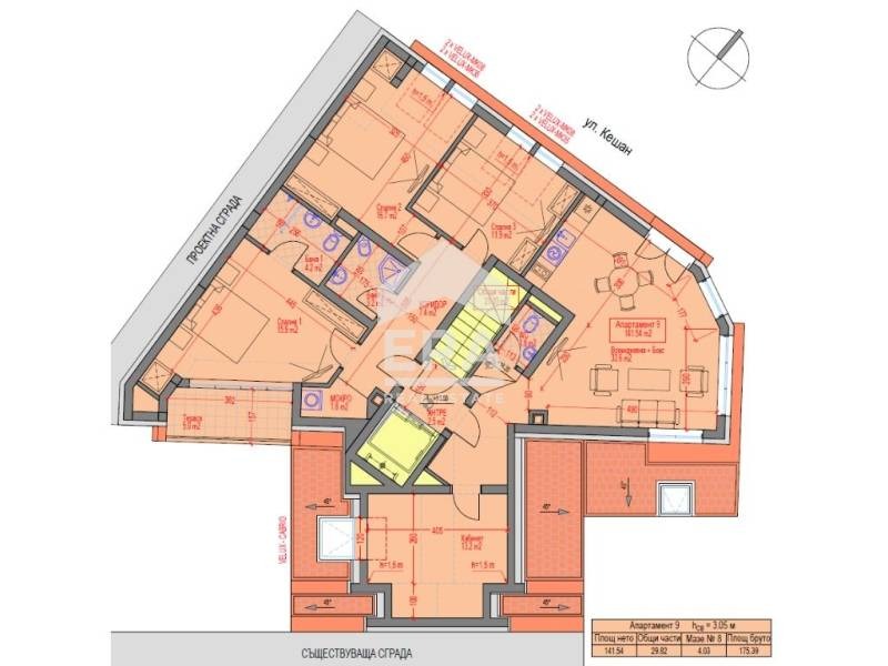 Продава МНОГОСТАЕН, гр. София, Център, снимка 3 - Апартаменти - 54367225