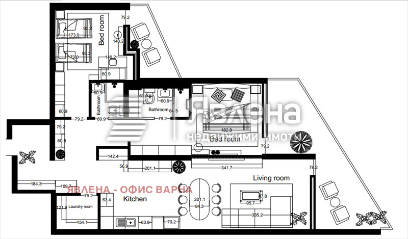 Продава 3-СТАЕН, гр. Варна, к.к. Чайка, снимка 5 - Aпартаменти - 48578508