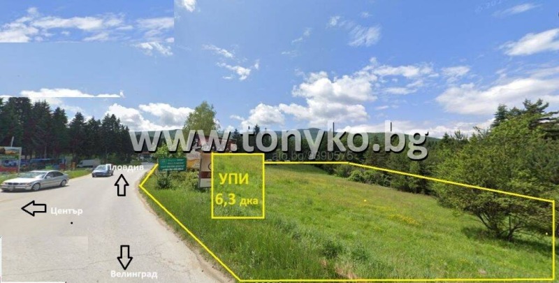 Til salg  Grund region Pazardzhik , yaz. Batak , 6300 kvm | 80285154