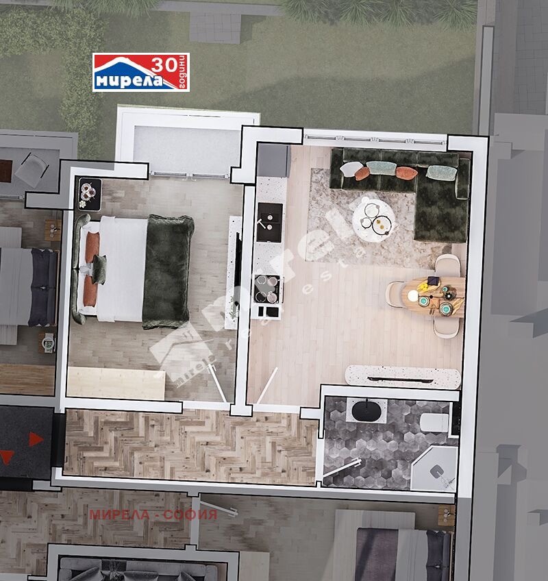 Zu verkaufen  1 Schlafzimmer Sofia , Strelbishte , 75 qm | 91256399