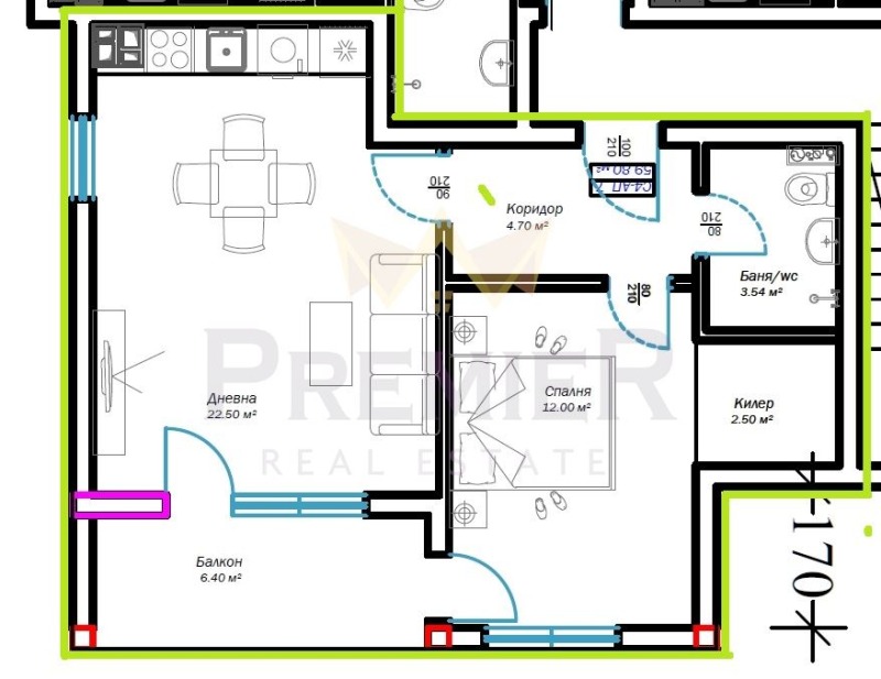 Продава 2-СТАЕН, гр. Варна, Възраждане 3, снимка 3 - Апартаменти - 53148093