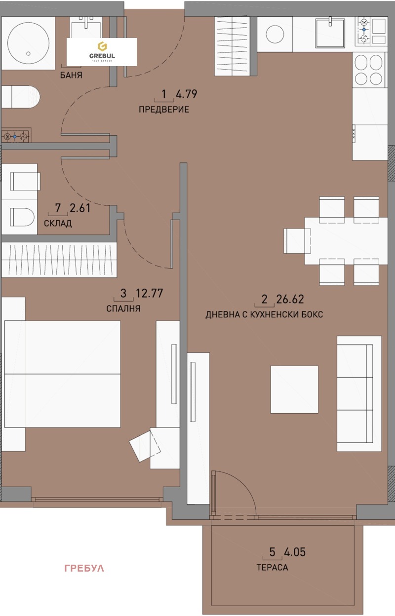 De vânzare  1 dormitor Sofia , Malinova dolina , 75 mp | 17529907 - imagine [7]