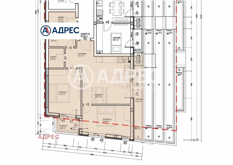 Продава 3-СТАЕН, гр. Варна, Левски 1, снимка 2 - Aпартаменти - 47507613