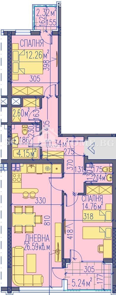 Продава 3-СТАЕН, гр. Пловдив, Каменица 2, снимка 2 - Апартаменти - 53723794