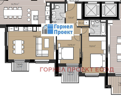 Продава 3-СТАЕН, гр. София, Изгрев, снимка 2 - Апартаменти - 55817746
