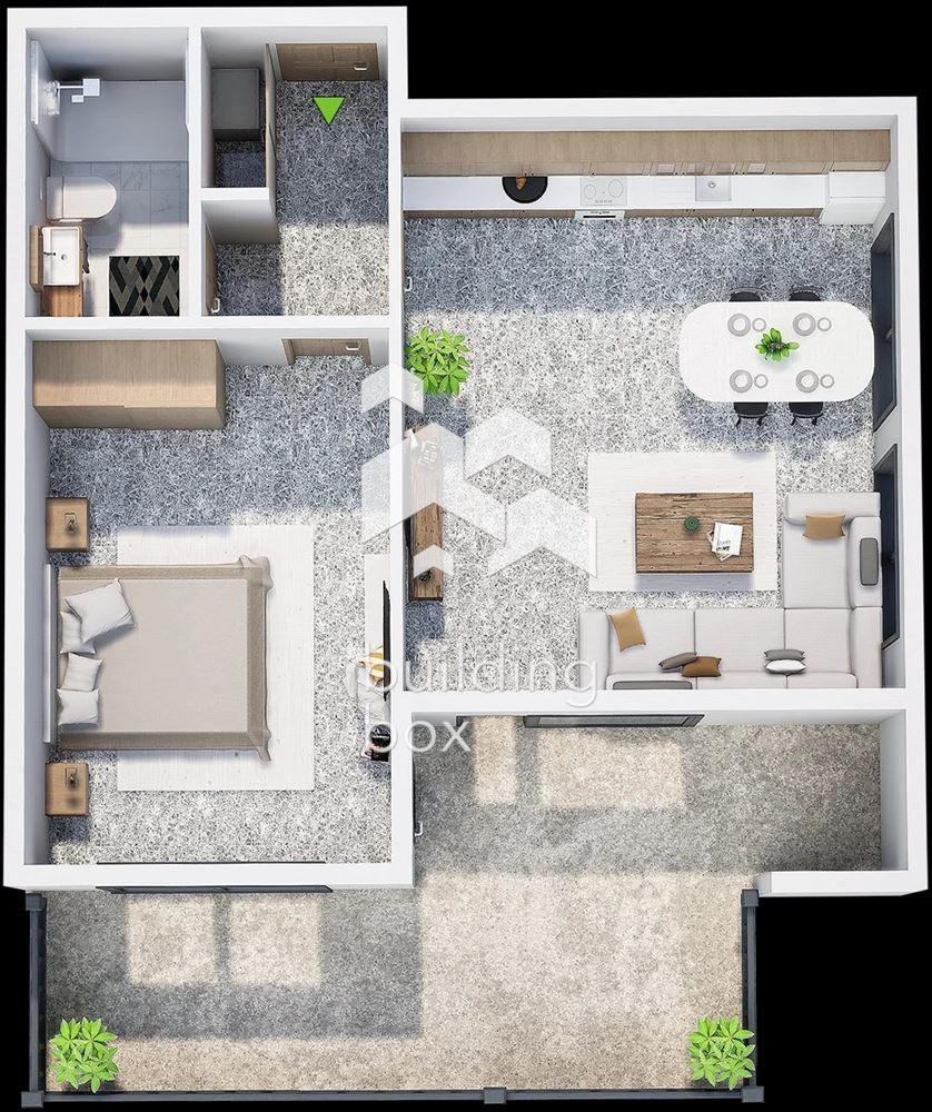 Продава 2-СТАЕН, гр. Пловдив, Христо Смирненски, снимка 2 - Апартаменти - 54931632