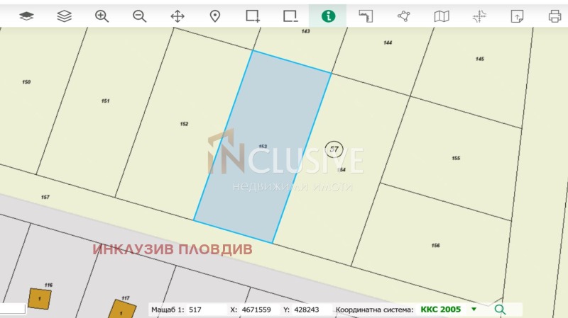 Продава ПАРЦЕЛ в област Пловдив, с. Костиево - 854 кв.м / 29 999 € » 58 672.94 лв., ИНКЛУЗИВ ПЛОВДИВ