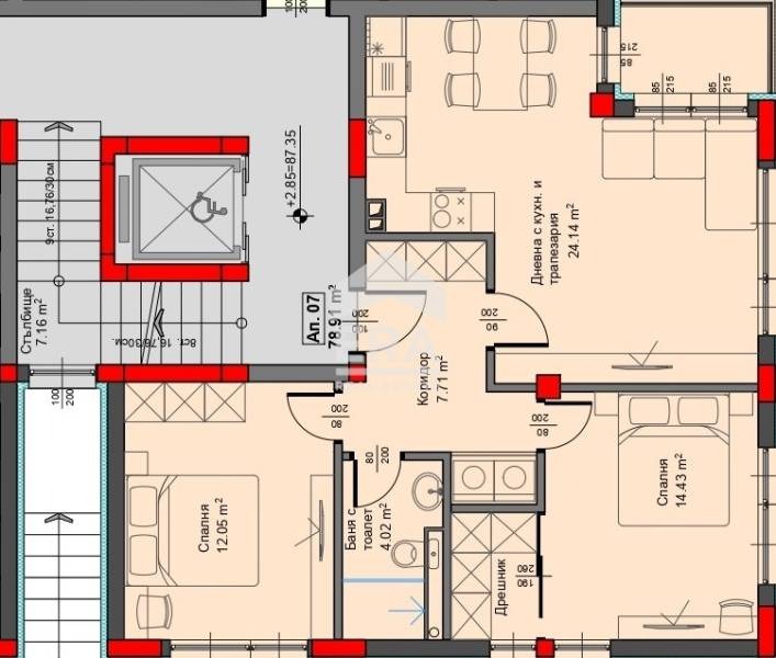 Продава 3-СТАЕН, гр. Варна, Аспарухово, снимка 10 - Апартаменти - 54520256