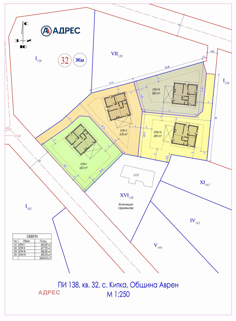 Til salg  Grund region Varna , Kitka , 678 kvm | 33800520