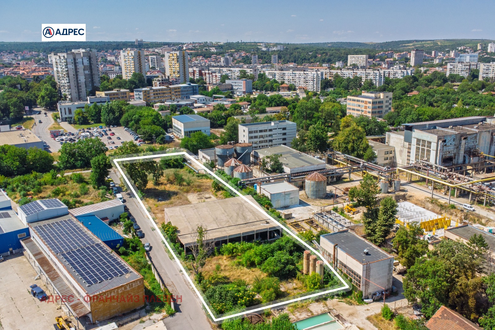 Продава ПАРЦЕЛ, гр. Плевен, Индустриална зона, снимка 4 - Парцели - 55702663