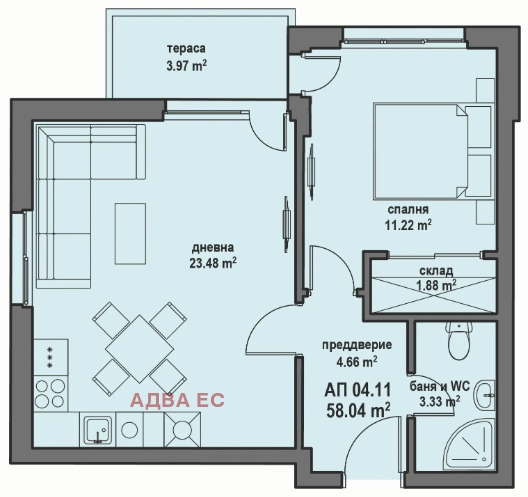 Продава 2-СТАЕН, гр. София, гр. Банкя