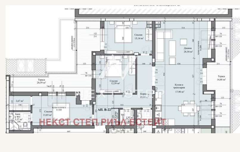 Продава 4-СТАЕН, гр. Пловдив, Христо Смирненски, снимка 14 - Апартаменти - 54624242
